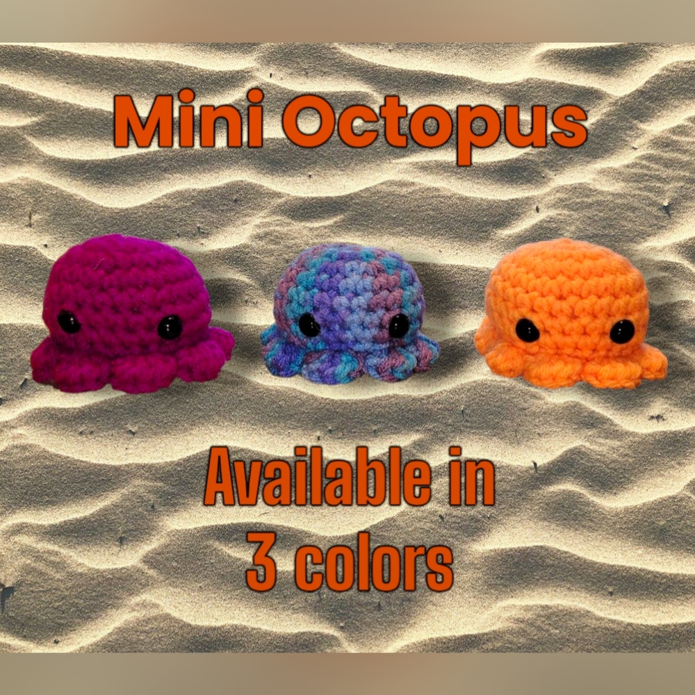 Crochet Mini Octopus Plushy